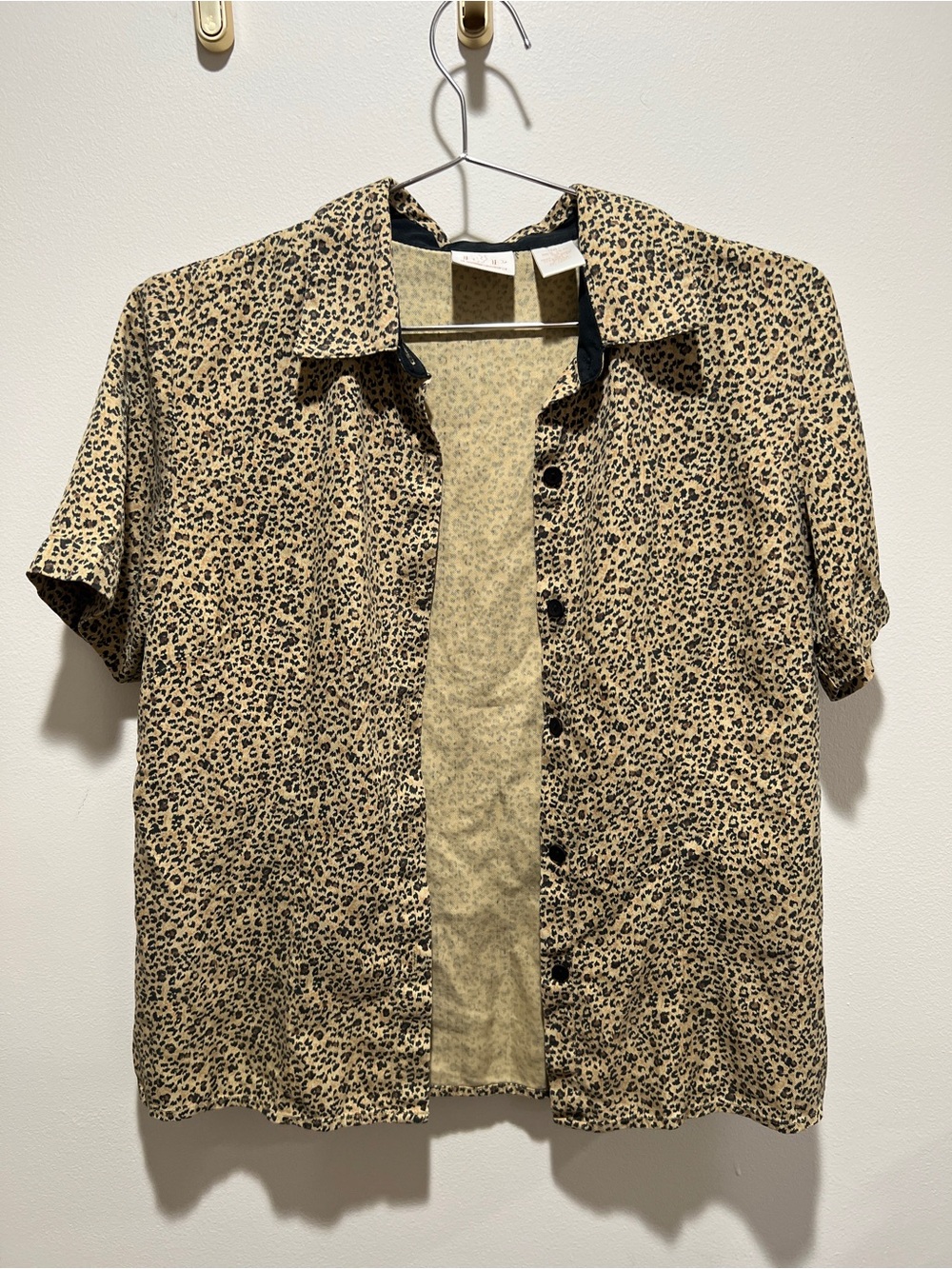 Y2K EP Pro Silk Cheetah Print Top